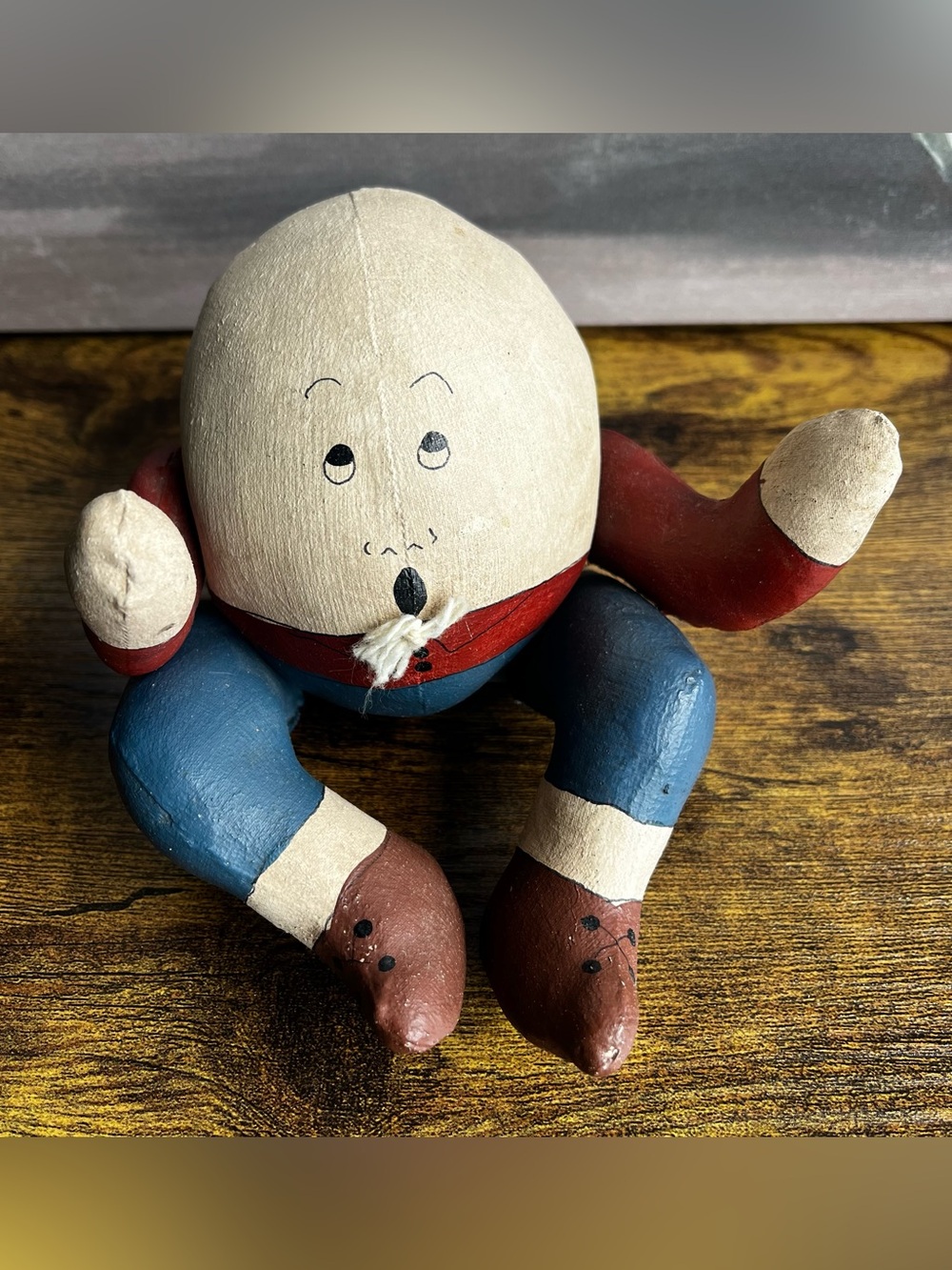 Vintage 1987 Humpty Dumpty Decor Piece
